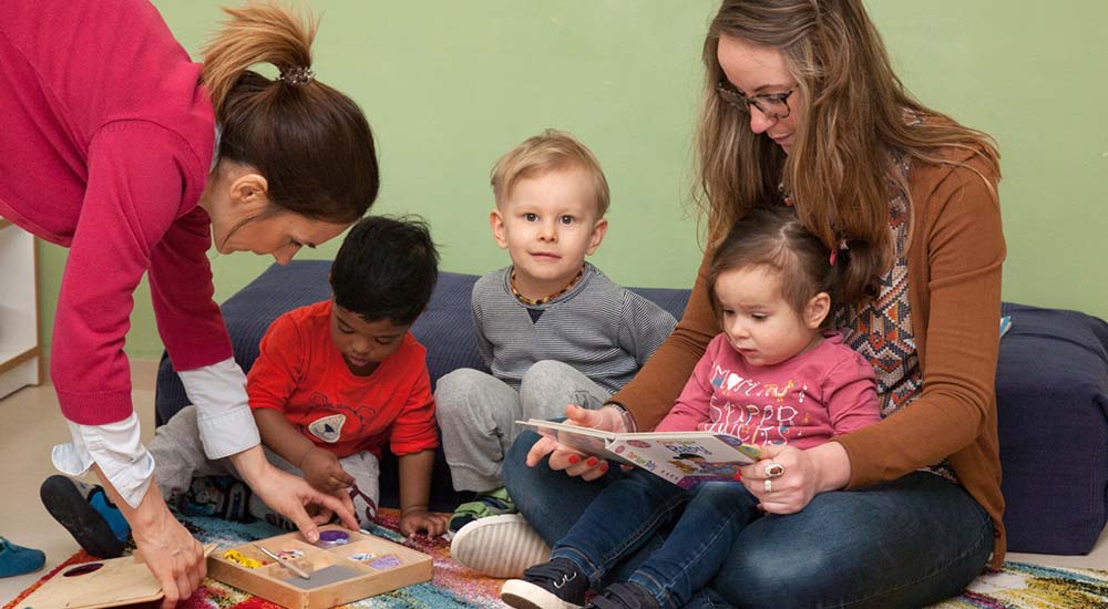Child care in the Montessori preschool